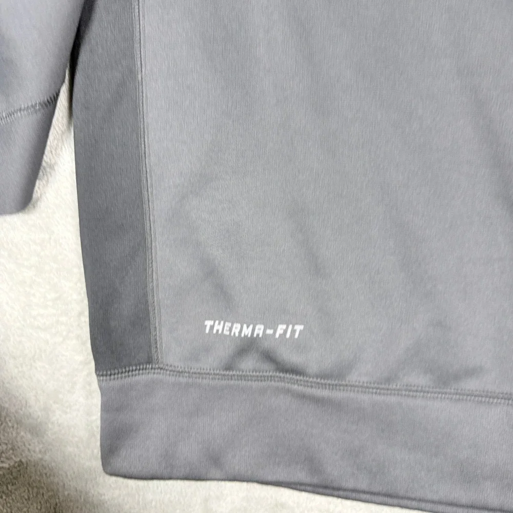 Nike Mens XL Sweatshirt Grey Alabama Crimson Baseball Therma-FIT Pullover